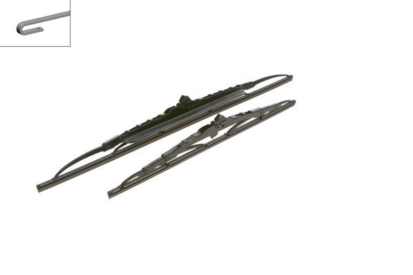 Set stergatoare parbriz BOSCH Twin 552S 3397118427, cu spoiler, lungime 550 mm, 400 mm, standard