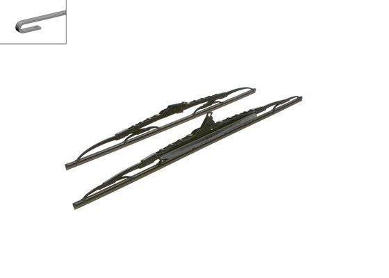 Set stergatoare parbriz BOSCH Twin 606S 3397118305, cu spoiler, lungime 600 mm, 500 mm, standard