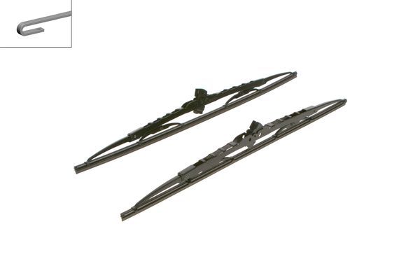 Set stergatoare parbriz BOSCH ECO 480C 3397005160, lungime 2 x 475 mm, standard