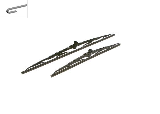 Set stergatoare parbriz BOSCH ECO 602C 3397010253, lungime 600 mm, 450 mm, standard