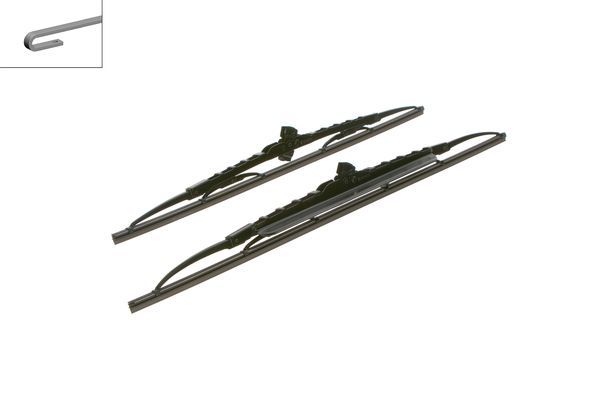 Set stergatoare parbriz BOSCH Twin 728S 3397001728, lungime 550 mm, 475 mm, standard, cu spoiler
