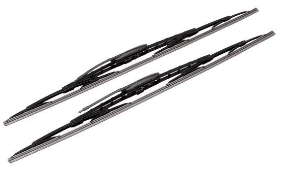 Set stergatoare parbriz BOSCH Twin 609 3397118309, lamela tip clasic, lungime 600 mm, cu duza stropitoare lichid integrata