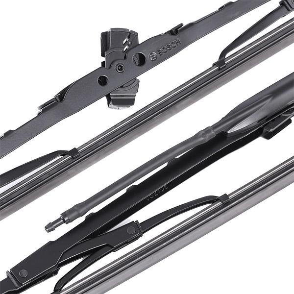 Set stergatoare parbriz BOSCH Twin 725 3397001725, lamela tip clasic, lungime 650 mm, 550 mm, cu duza stropitoare lichid integrata