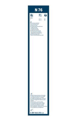 Stergator parbriz BOSCH N76 3397015372, lungime 700 mm, cu duza de spalare integrata