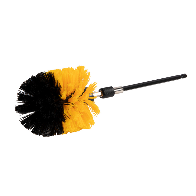 Set 4 perii pentru curatat cu tija/adaptor pentru bormasini DETOOLZ DZ-SE254