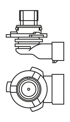 Bec auto far faza lunga HB4 12V 51W P22d BOSCH 1987302153 Pure Light WS