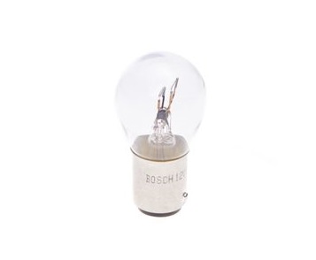 Bec auto lampa ceata spate P21/4W 12V 21/4W BAZ15d BOSCH 1987302215 Pure Light WS, se vinde la set de 10 bucati/pret pe bucata