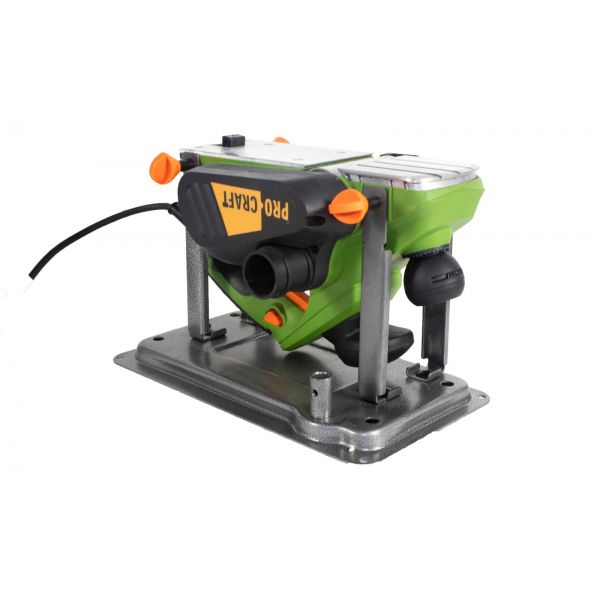 Rindea electrica cu masa PROCRAFT PE 1650, 1.6 kW, 16000 rpm, 2 cutite cu sac colectare