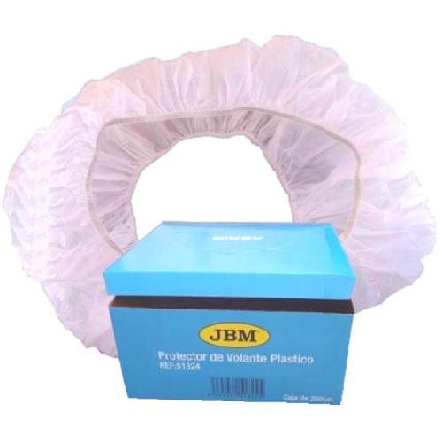 Set huse de protectie din plastic pentru volan JBM 00291, 250 bucati