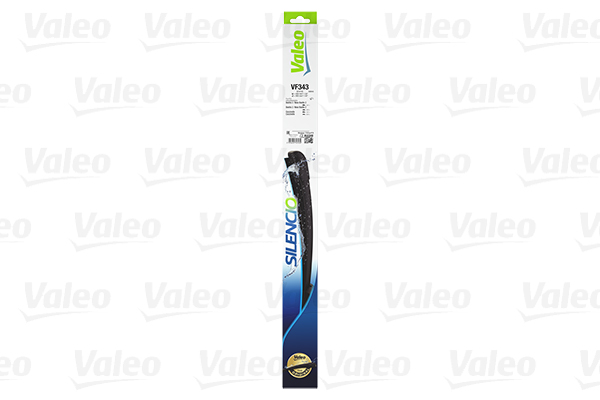 Set stergatoare parbriz VALEO SILENCIO FLAT BLADE 574743, lungime 550 mm, lama stergator lata, cu spoiler
