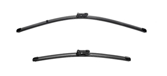 Set stergatoare parbriz VALEO SILENCIO FLAT BLADE 574591, lungime 640 mm, 520 mm, lama stergator lata