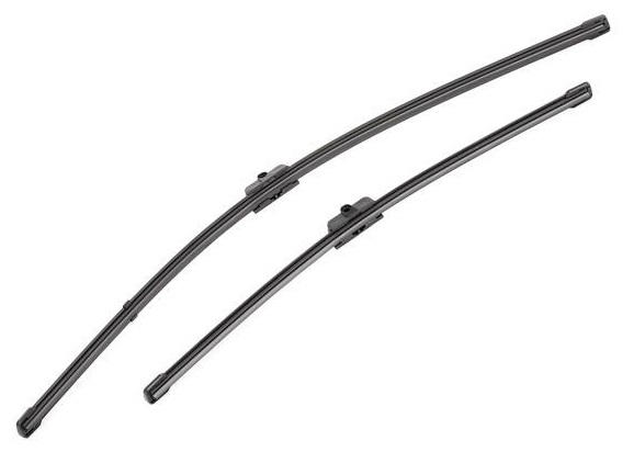 Set stergatoare parbriz VALEO SILENCIO FLAT BLADE 574709, lungime 450 mm, 650 mm, lama stergator lata