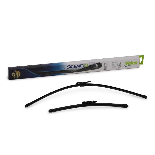 Set stergatoare parbriz VALEO SILENCIO FLAT BLADE 577839, lungime 380 mm, 650 mm, lama stergator lata