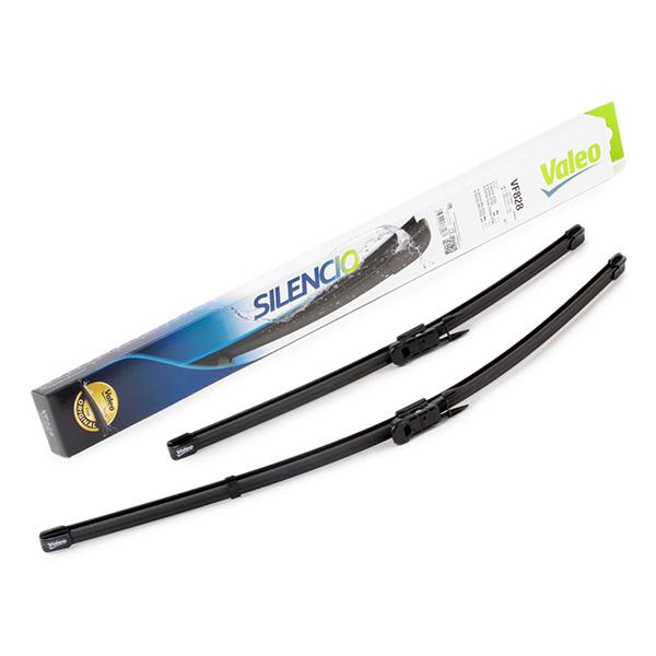 Set stergatoare parbriz VALEO SILENCIO FLAT BLADE 577828, lungime 600 mm, 450 mm, lama stergator lata