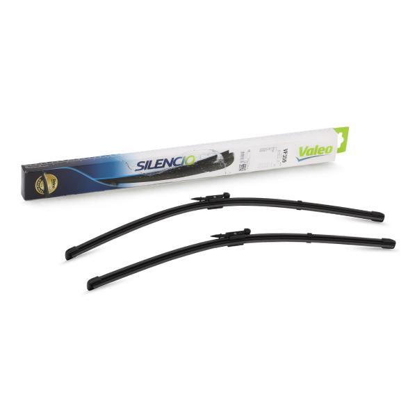 Set stergatoare parbriz VALEO SILENCIO FLAT BLADE 574373, lungime 600 mm, 550 mm, lama stergator lata
