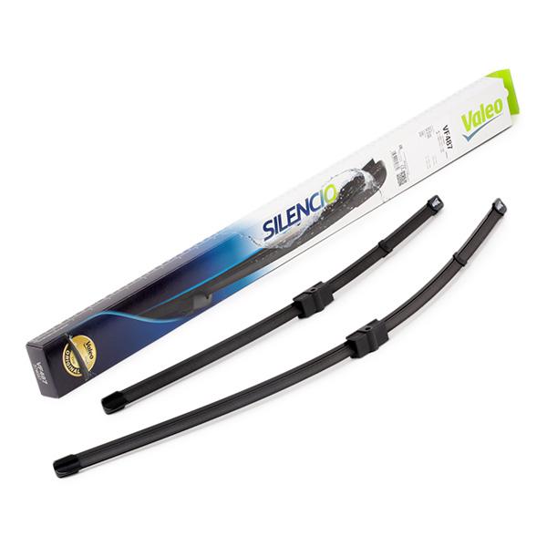 Set stergatoare parbriz VALEO SILENCIO FLAT BLADE 574687, lungime 500 mm, 650 mm, lama stergator lata
