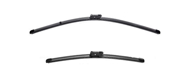 Set stergatoare parbriz VALEO SILENCIO FLAT BLADE 577857, lungime 650 mm, 580 mm, lama stergator lata