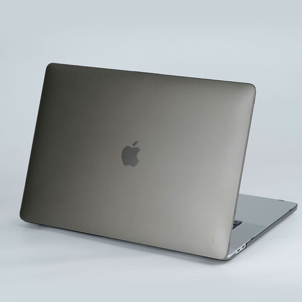 Carcasa MacBook Air 13 inch NEXT ONE AB1-MBA13-SFG-SMK, Hard Shell Smoke Black, policarbonat, design ultra subtire 1.1 mm grosime, negru