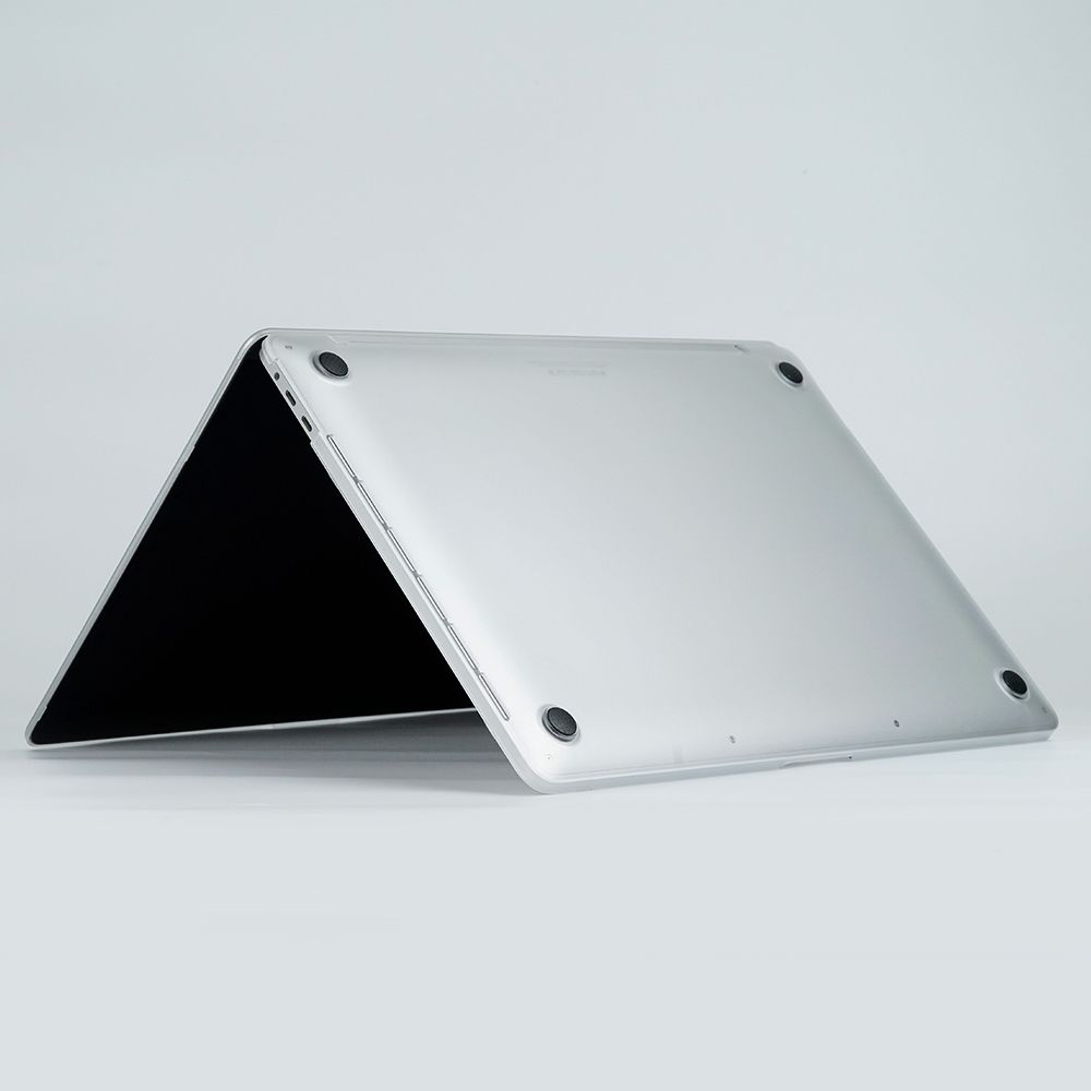 Carcasa MacBook Air 13 inch NEXT ONE AB1-MBA13-SFG-FOG, Hard Shell Fog Transparent, policarbonat, design ultra subtire 1.1 mm grosime, transparent