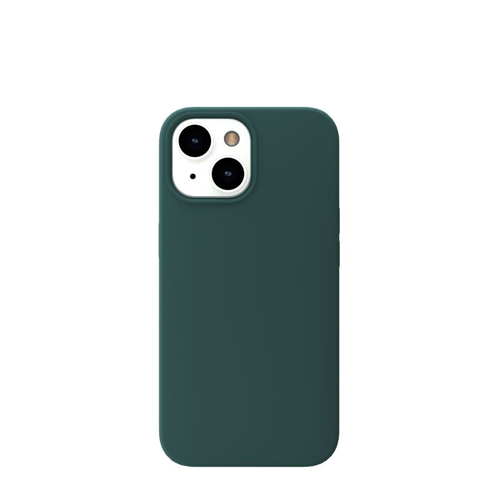 Husa pentru iPhone 13 NEXT ONE IPH6.1-2021-MAGSAFE-GREEN, silicon, MagSafe, Leaf Green, rezistenta la socuri si zgarieturi, verde