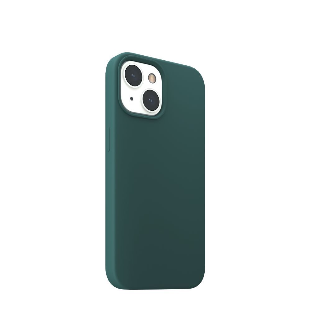Husa pentru iPhone 13 NEXT ONE IPH6.1-2021-MAGSAFE-GREEN, silicon, MagSafe, Leaf Green, rezistenta la socuri si zgarieturi, verde