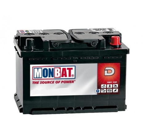 Baterie auto MONBAT Dynamic 560 019 054, amperaj 60Ah, curent descarcare 540 A, dimensiuni 242x175x175 mm