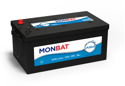 Baterie pentru camioane MONBAT TRUCK AGM 720 901 140, amperaj 220Ah, curent descarcare 1400 A, dimensiuni 518x274x242 mm