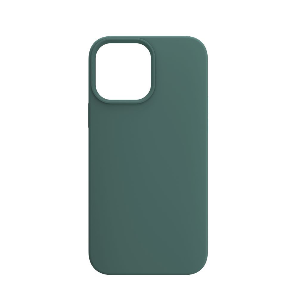 Husa pentru iPhone 13 Pro Max NEXT ONE IPH6.7-2021-MAGSAFE-GREEN, One Silicon, MagSafe, Leaf Green, rezistenta la socuri si zgarieturi, verde