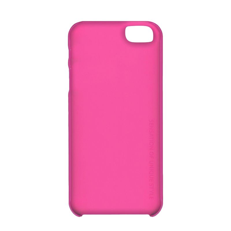 Carcasa pentru iPhone SE/5S ODOYO PH355OP, Vivid Opera Pink, folie inclusa, roz