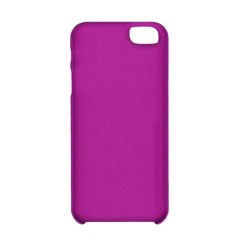 Carcasa pentru iPhone SE/5S ODOYO PH355PP, Vivid Peony Purple, folie inclusa, mov
