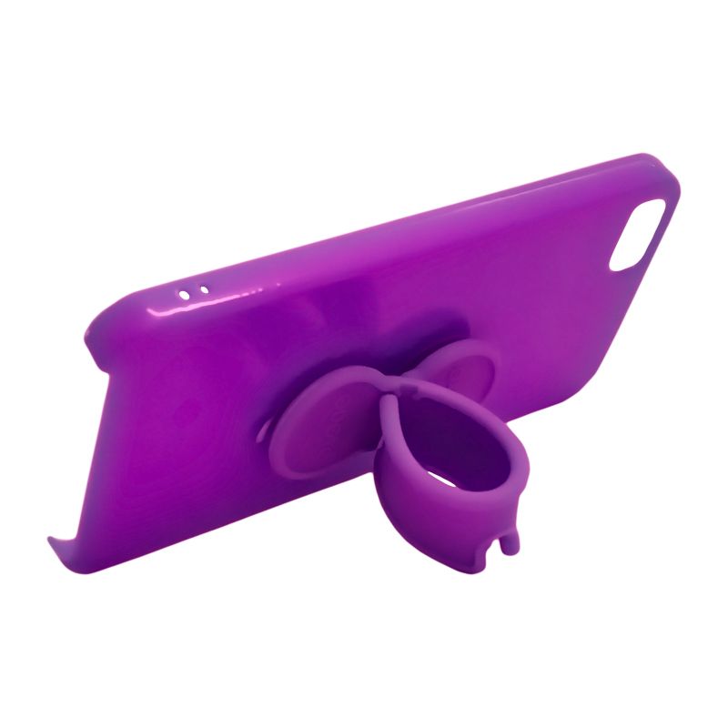 Carcasa pentru iPhone SE/5S ODOYO PH355PP, Vivid Peony Purple, folie inclusa, mov