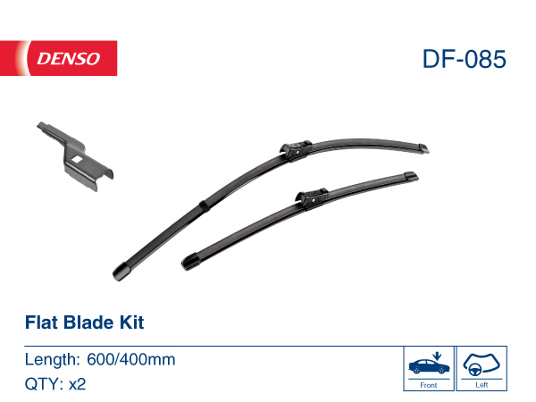 Set stergatoare parbriz DENSO DF-085, lungime 400 mm, 600 mm, lama stergator lata, pentru SKODA FABIA