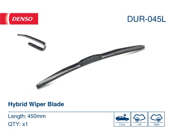 Lamela stergator DENSO Hybrid DUR-045L, lungime 450 mm, lama stergator hibrida