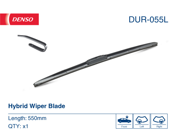 Lamela stergator DENSO Hybrid DUR-055L, lungime 550 mm, lama stergator hibrida