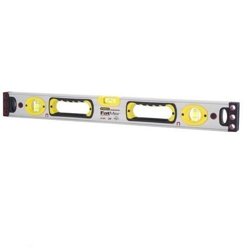 Nivela STANLEY FatMax, magnetica, 3 fiole, 120 cm