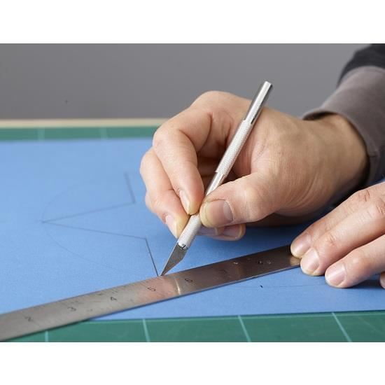 Cutter scalpel STANLEY, pentru taieturi fine, 120 mm