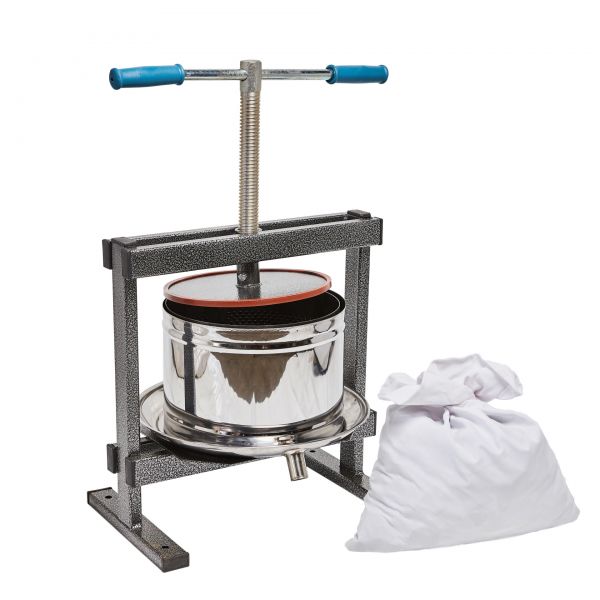 Presa struguri VILEN inox 10 L, cu picioare, 12 kg