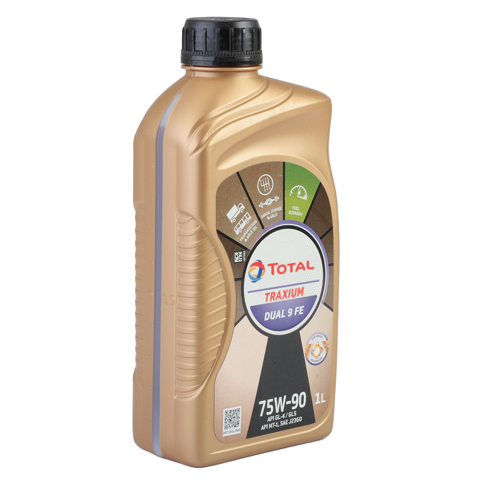 Ulei pentru cutie viteze manuala TOTAL TRAXIUM DUAL 9 FE 214145 75W90, volum 1 litru, sintetic