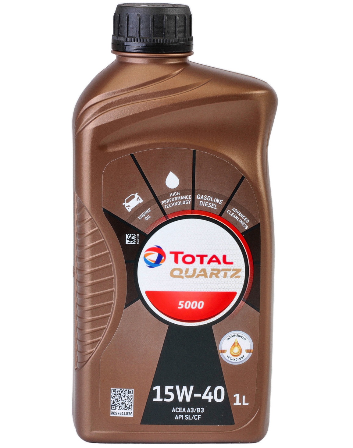 Ulei motor TOTAL Quartz 5000 15W40 216591, volum 1 litru, sintetic