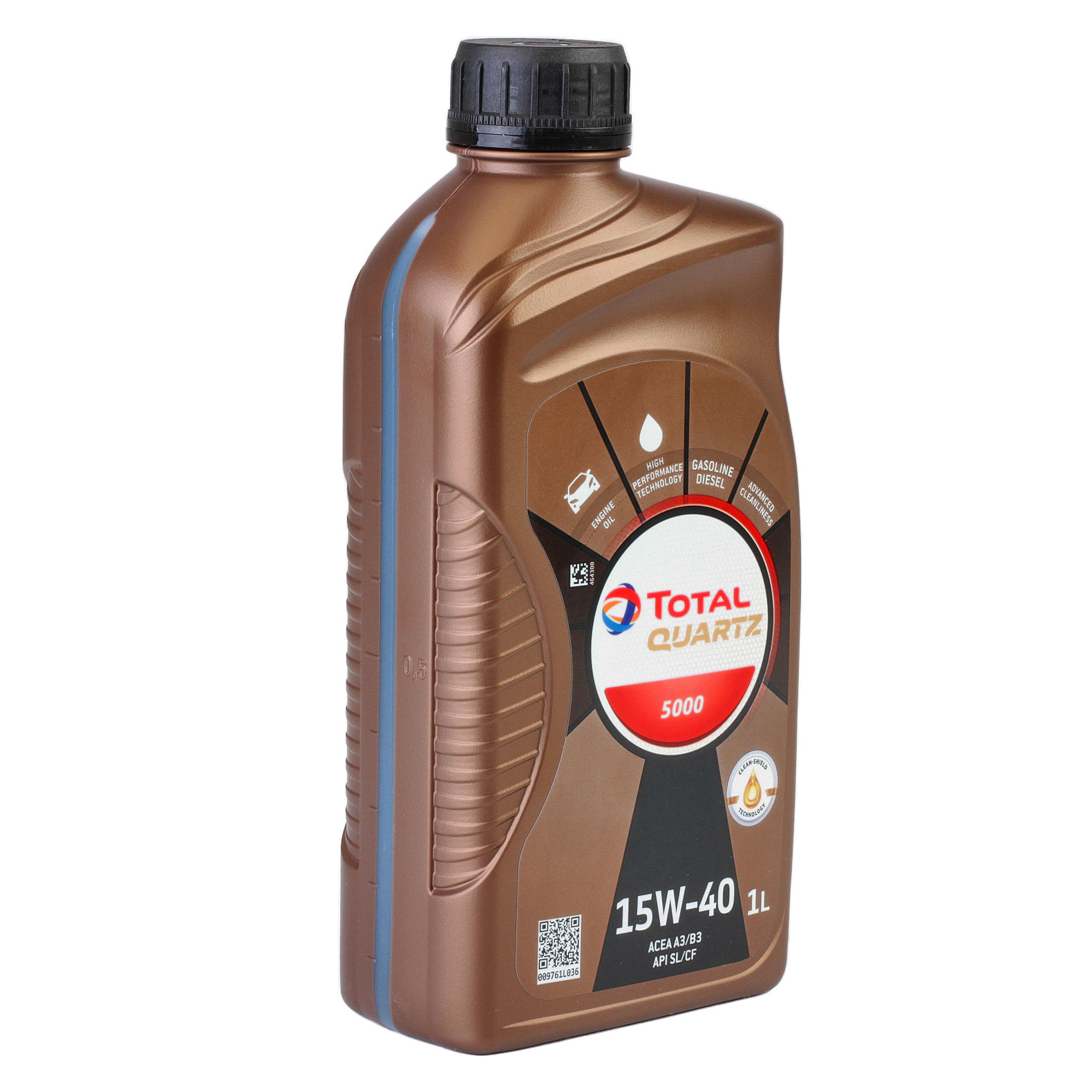 Ulei motor TOTAL Quartz 5000 15W40 216591, volum 1 litru, sintetic