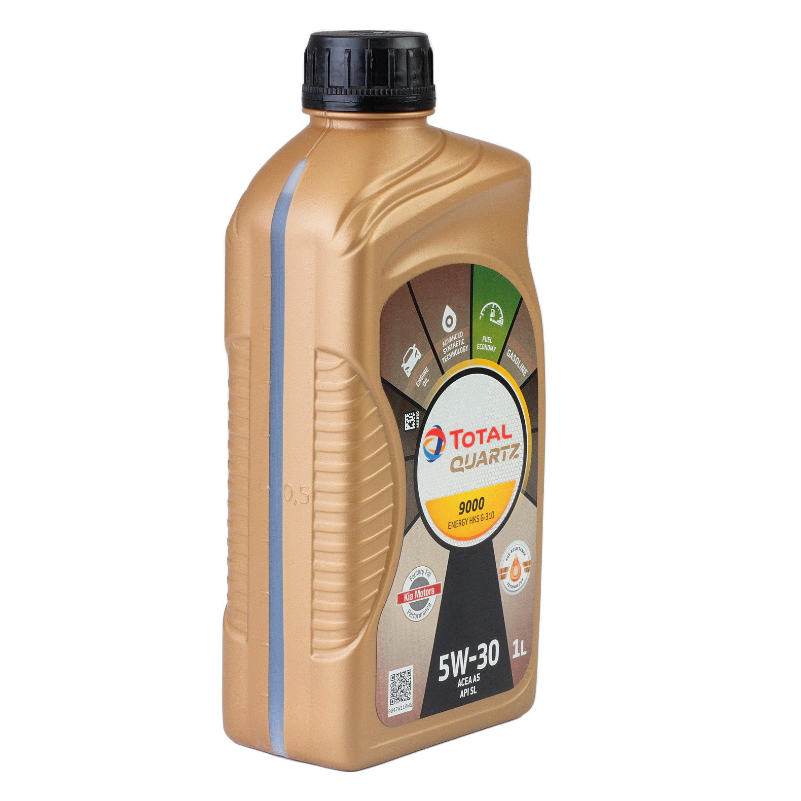 Ulei motor TOTAL Energies Quartz 9000 HKR (HKS G-310) 5W30 213799, volum 1 litru, sintetic, aprobat Hyunday - Kia
