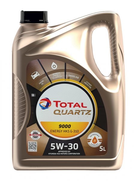 Ulei motor TOTAL Quartz Energy HKS 5W30 213800, volum 5 litri, semi sintetic, ACEA A5, aprobat Hyunday - Kia