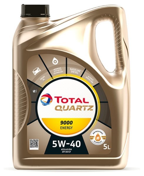 Ulei motor TOTAL Quartz 9000 Energy 5W40 216609, volum 5 litri, sintetic