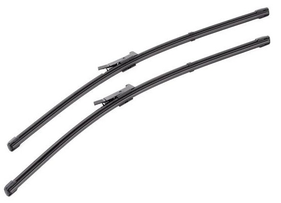 Set stergatoare parbriz VALEO SILENCIO X.TRM FLAT BLADE SET 574464, lungime 550 mm, fara carcasa, cu spoiler