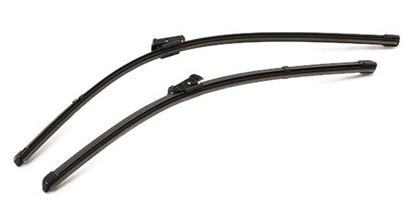 Set stergatoare parbriz VALEO SILENCIO FLAT BLADE SET 577948, lungime 630 mm, 530 mm, lama stergator lata, cu spoiler