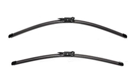 Set stergatoare parbriz VALEO SILENCIO X.TRM FLAT BLADE SET 574342, lungime 500 mm, fara carcasa, cu spoiler