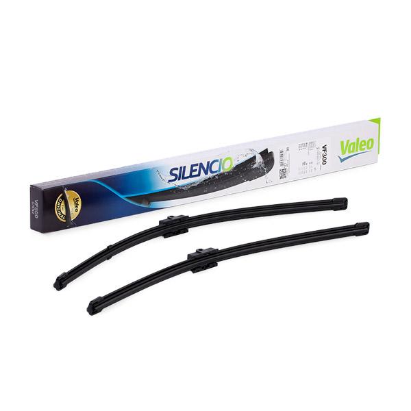 Set stergatoare parbriz VALEO SILENCIO X.TRM FLAT BLADE SET 574301, lungime 530 mm, 475 mm, fara carcasa, cu spoiler
