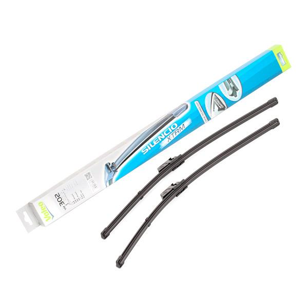 Set stergatoare parbriz VALEO SILENCIO X.TRM FLAT BLADE SET 574303, lungime 550 mm, fara carcasa, cu spoiler