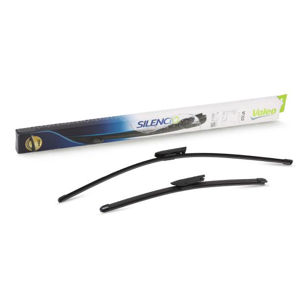 Set stergatoare parbriz VALEO SILENCIO X.TRM FLAT BLADE SET 574363, lungime 600 mm, 400 mm, fara carcasa, cu spoiler