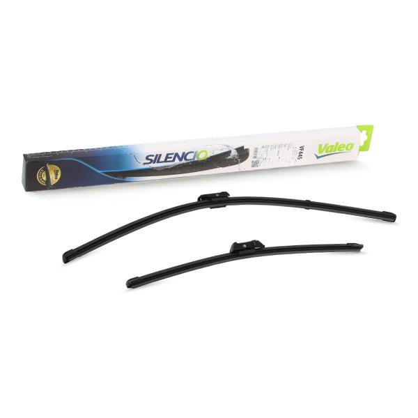 Set stergatoare parbriz VALEO SILENCIO X.TRM FLAT BLADE SET 574645, lungime 600 mm, 400 mm, fara carcasa, cu spoiler